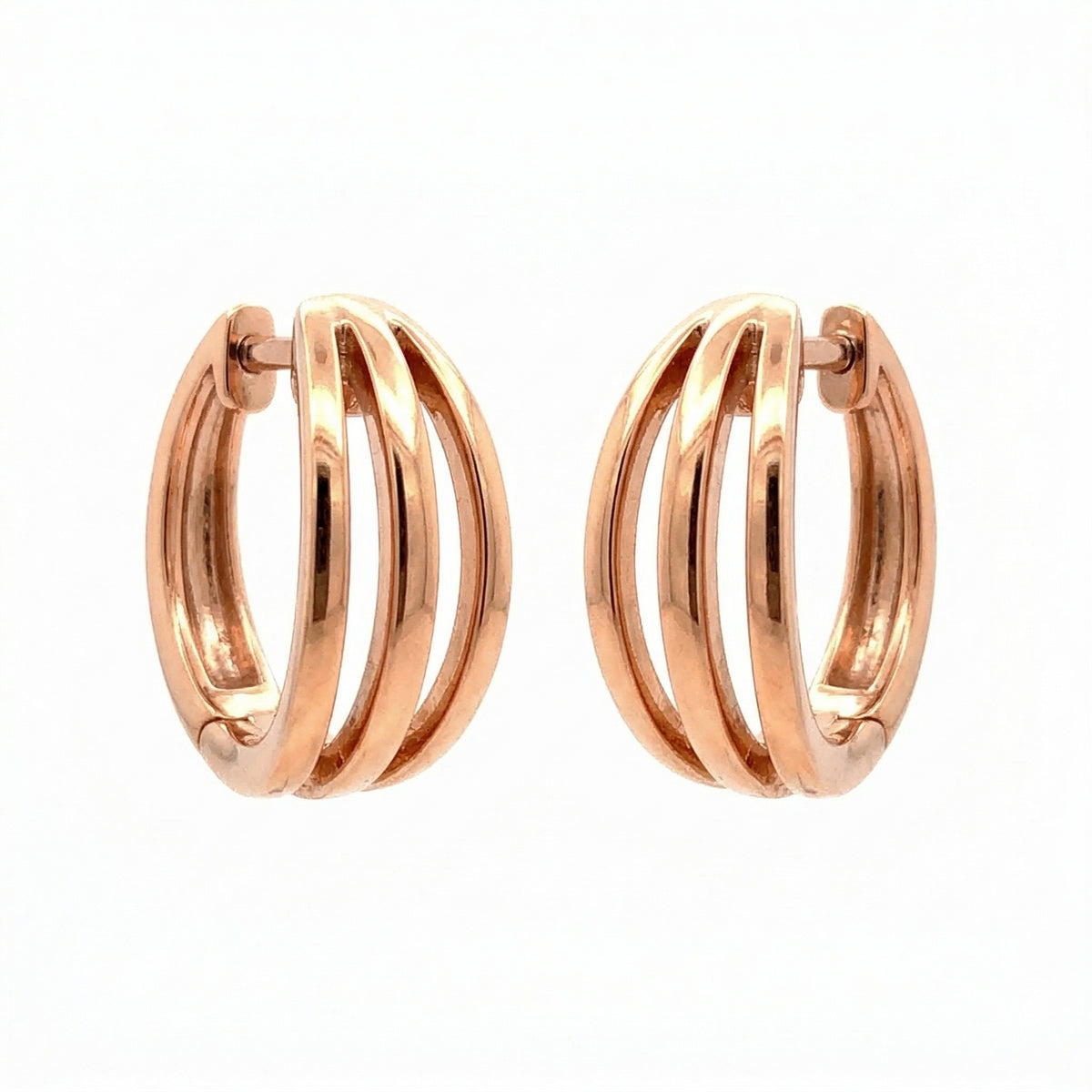 Triple Line Earrings