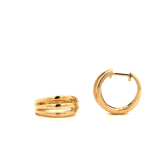 Triple Line Earrings