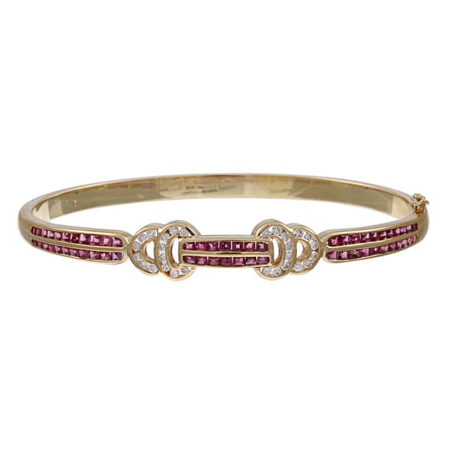 Ruby Bow Bangle
