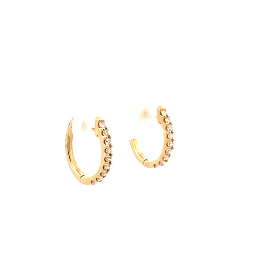 Diamond Mini Hoops