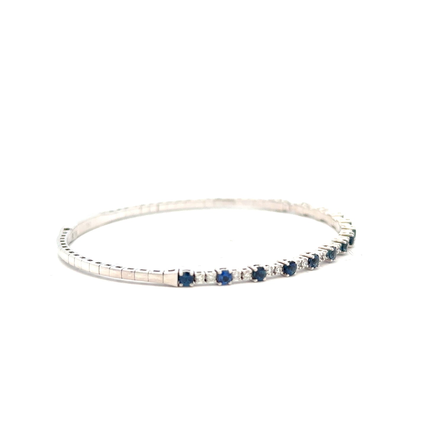 Sapphire Flexible Bangle