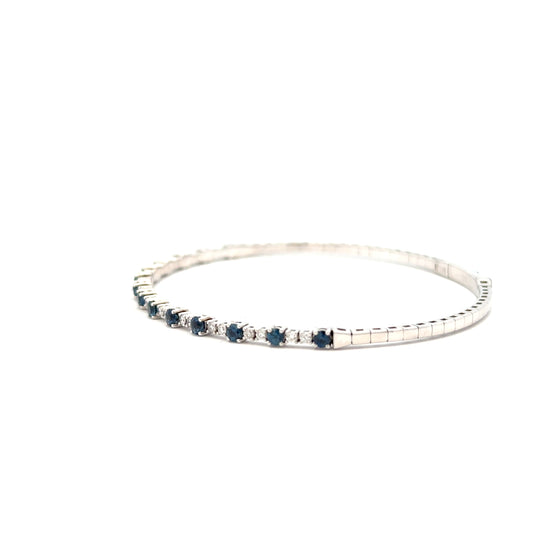 Sapphire Flexible Bangle