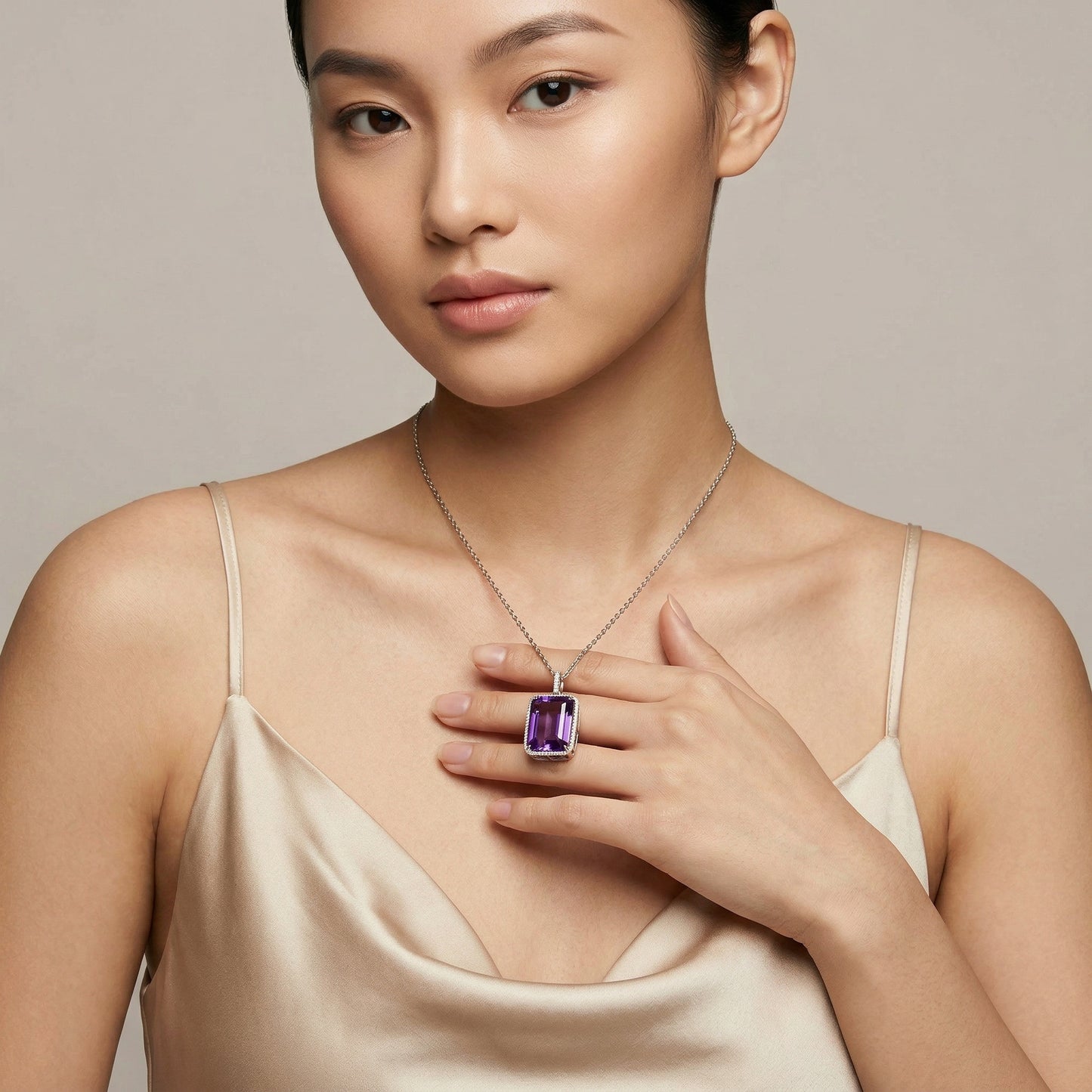 48.89 carat Amethyst Pendant