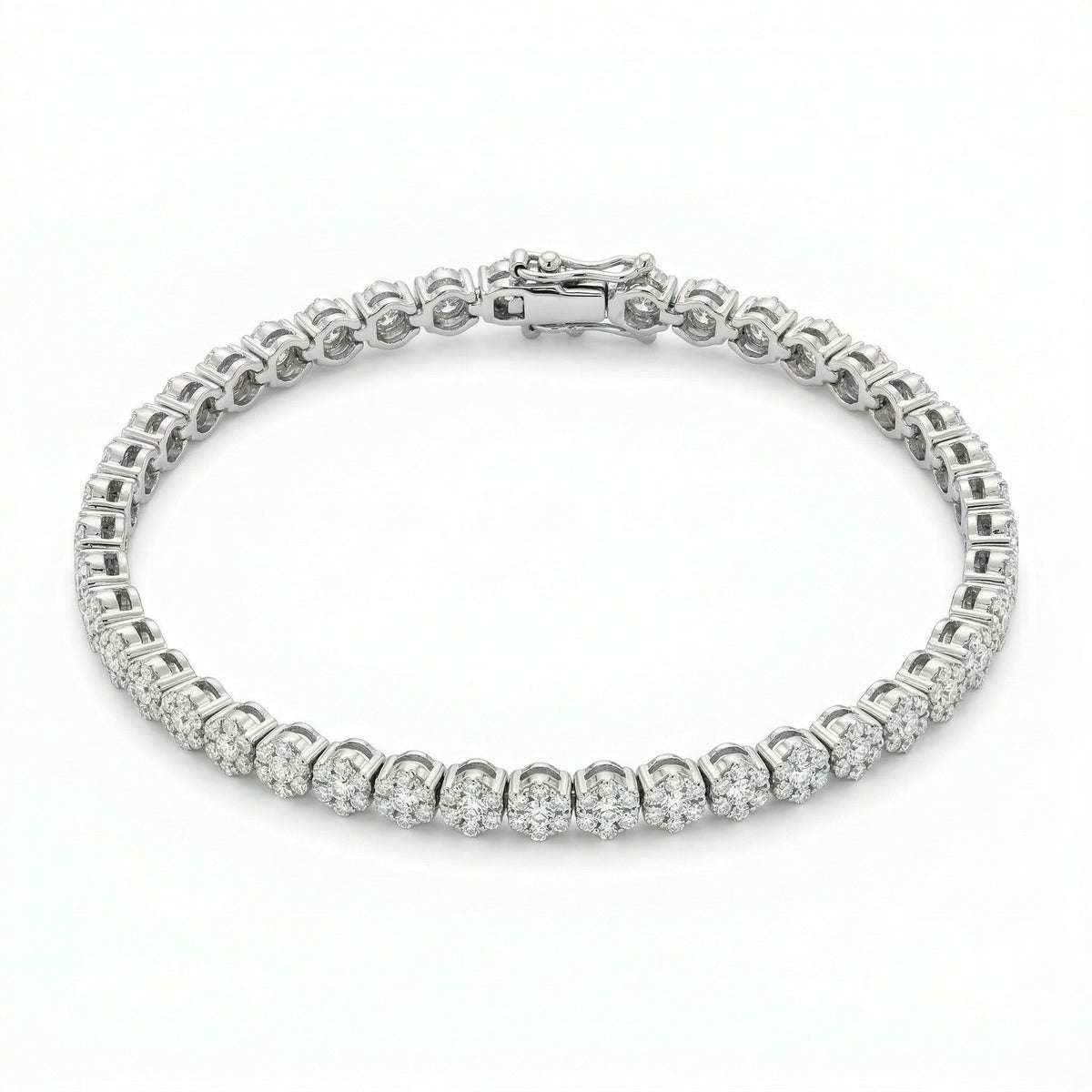 Hexagon Diamond Bracelet
