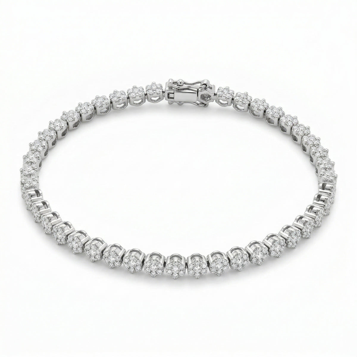 Hexagon Diamond Bracelet