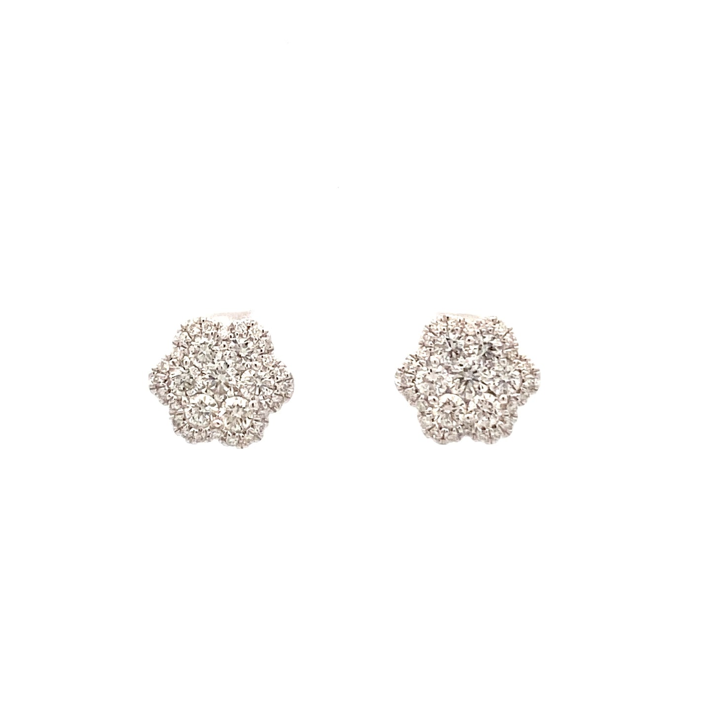 Diamond Cluster Studs
