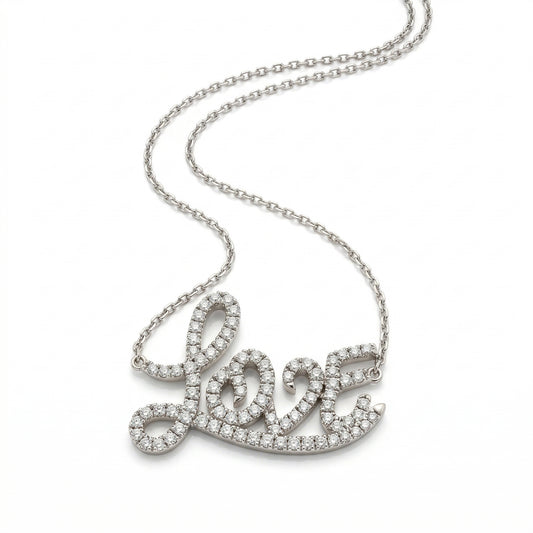 Diamond Love Necklace