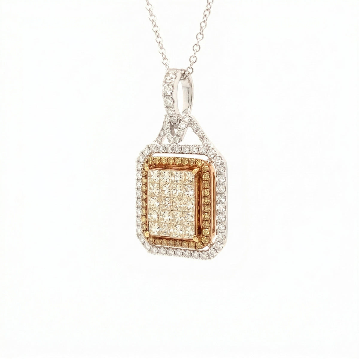 Fancy Yellow Diamond Pendant