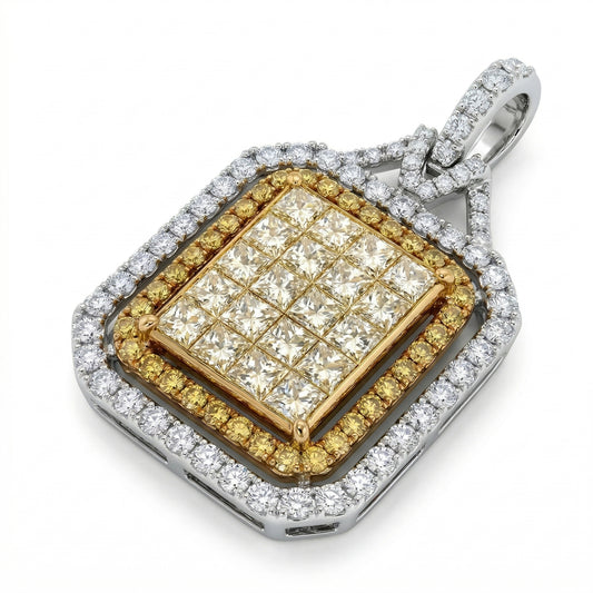 Fancy Yellow Diamond Pendant