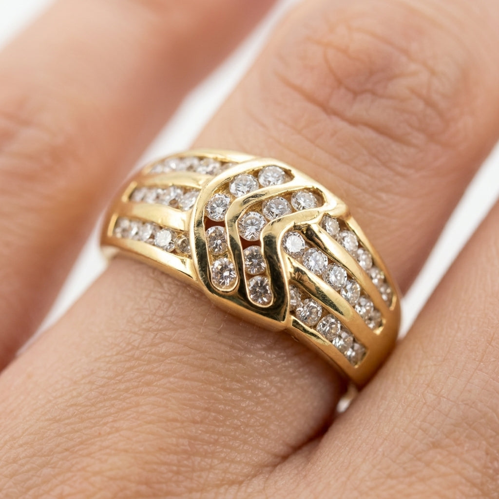 40-Diamond Channel Ring