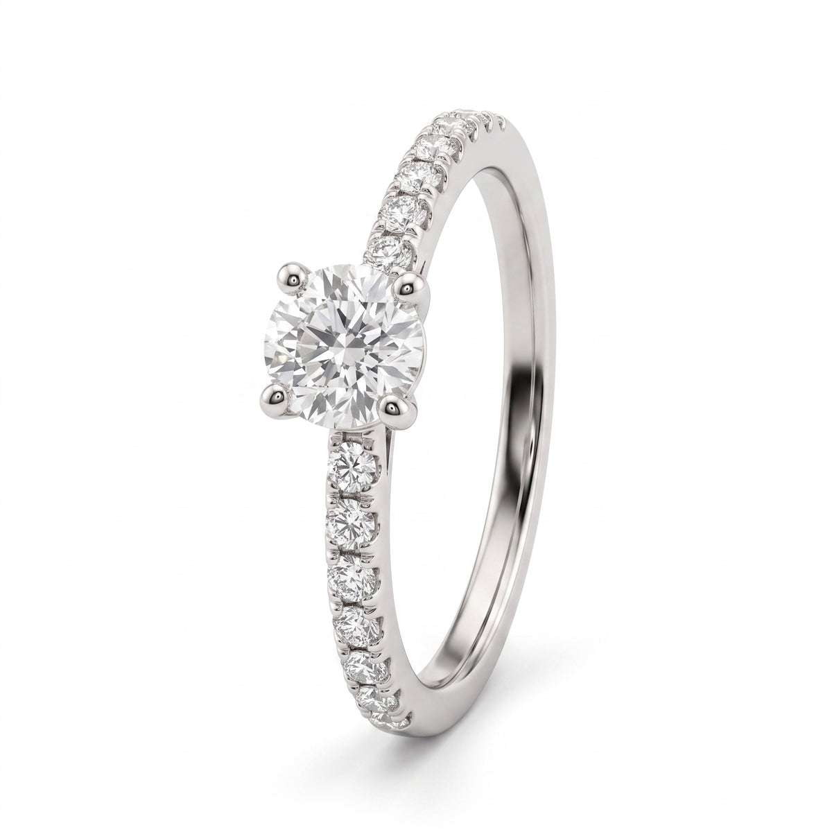 4.5mm Round Diamond & 16-Diamond Ring