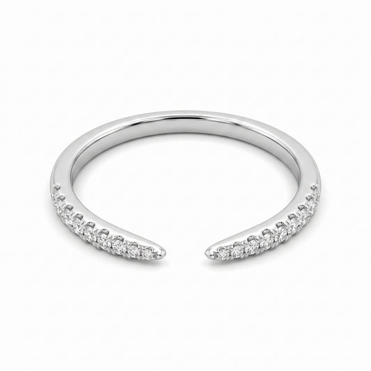 18-Diamond Open Shank Ring