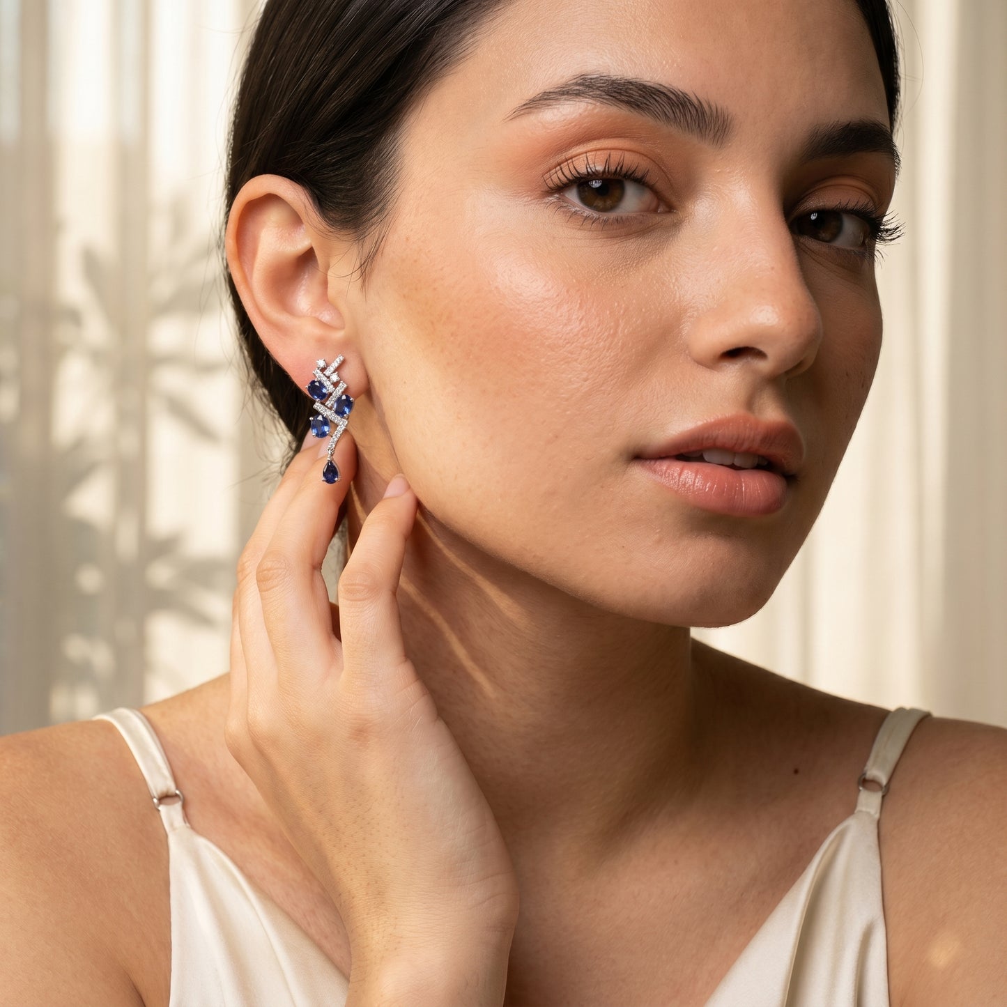 Sapphire Constellation Earrings