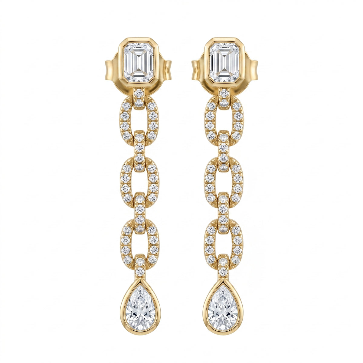 Luxe Link Diamond Drops