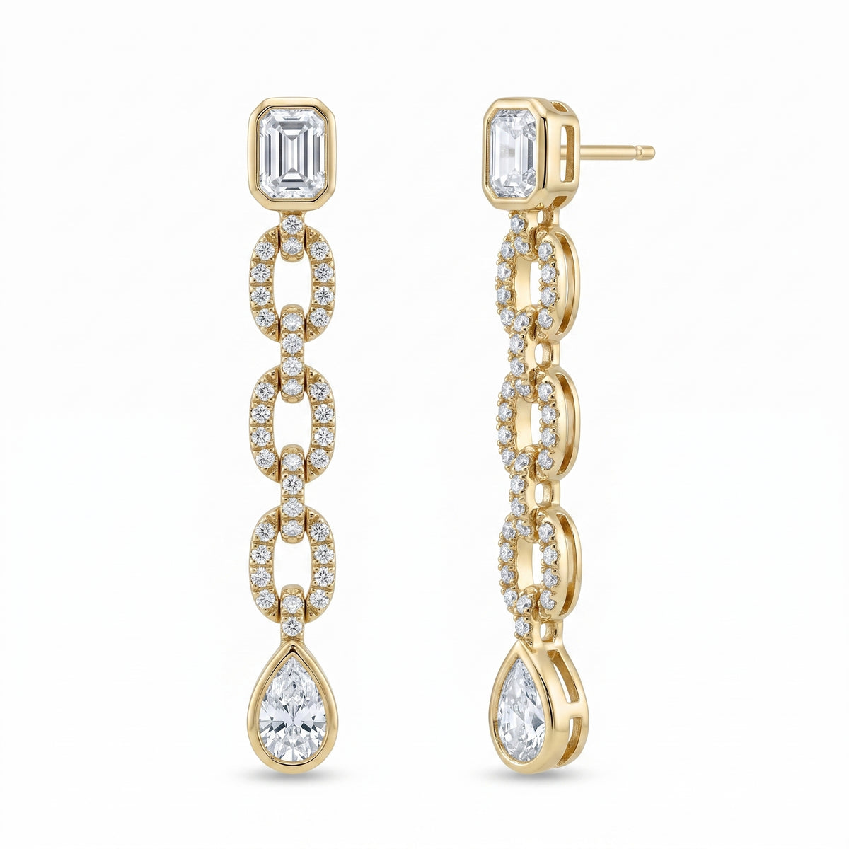 Luxe Link Diamond Drops