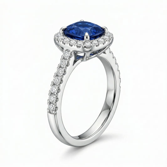 Sapphire Bezel Ring