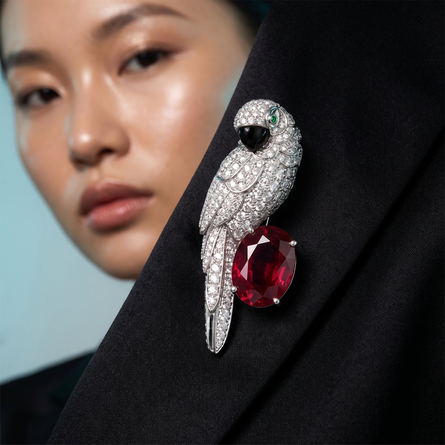 Parrot Brooch