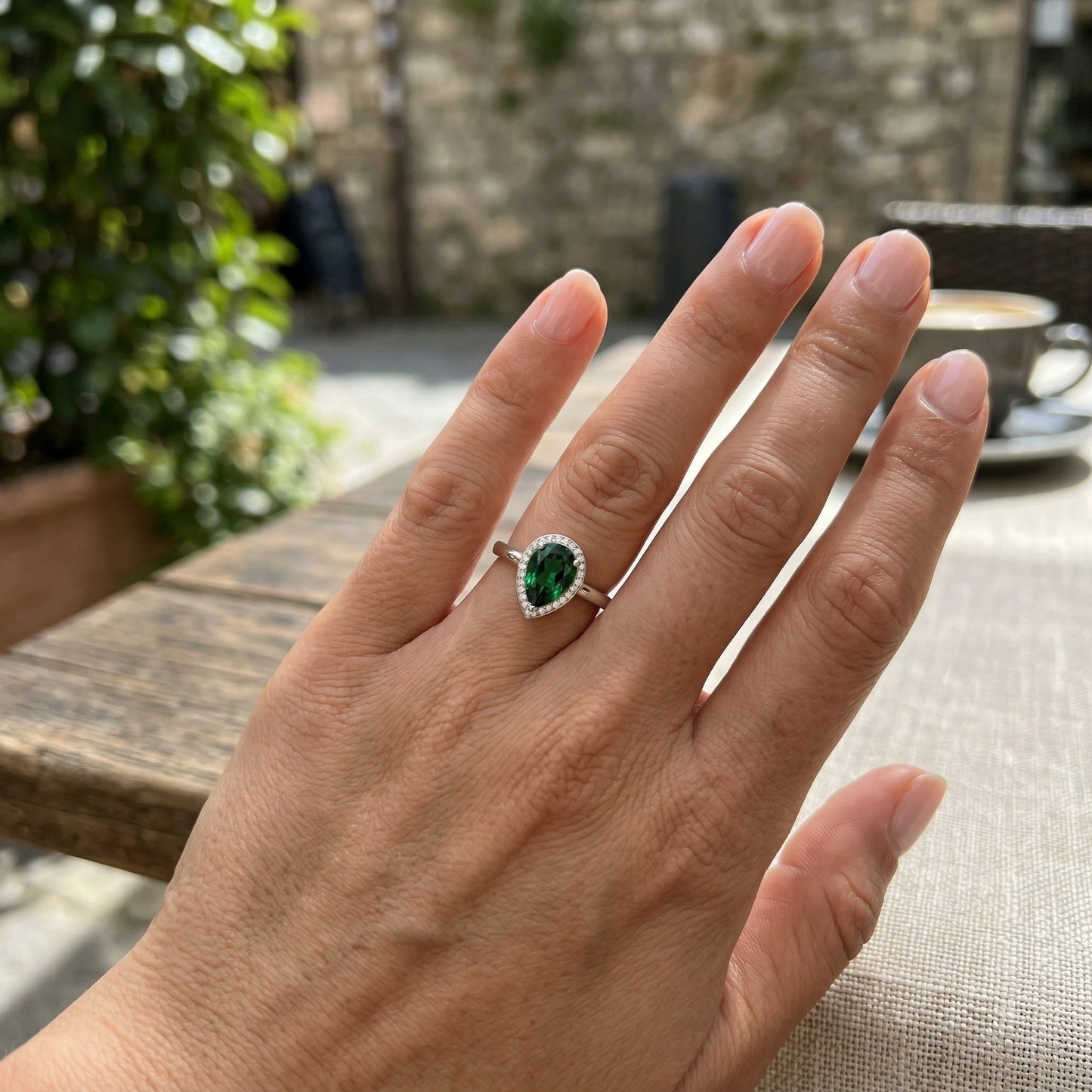 Green Tourmaline Ring