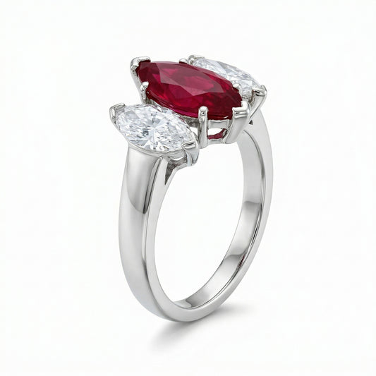 Ruby Marquise Ring