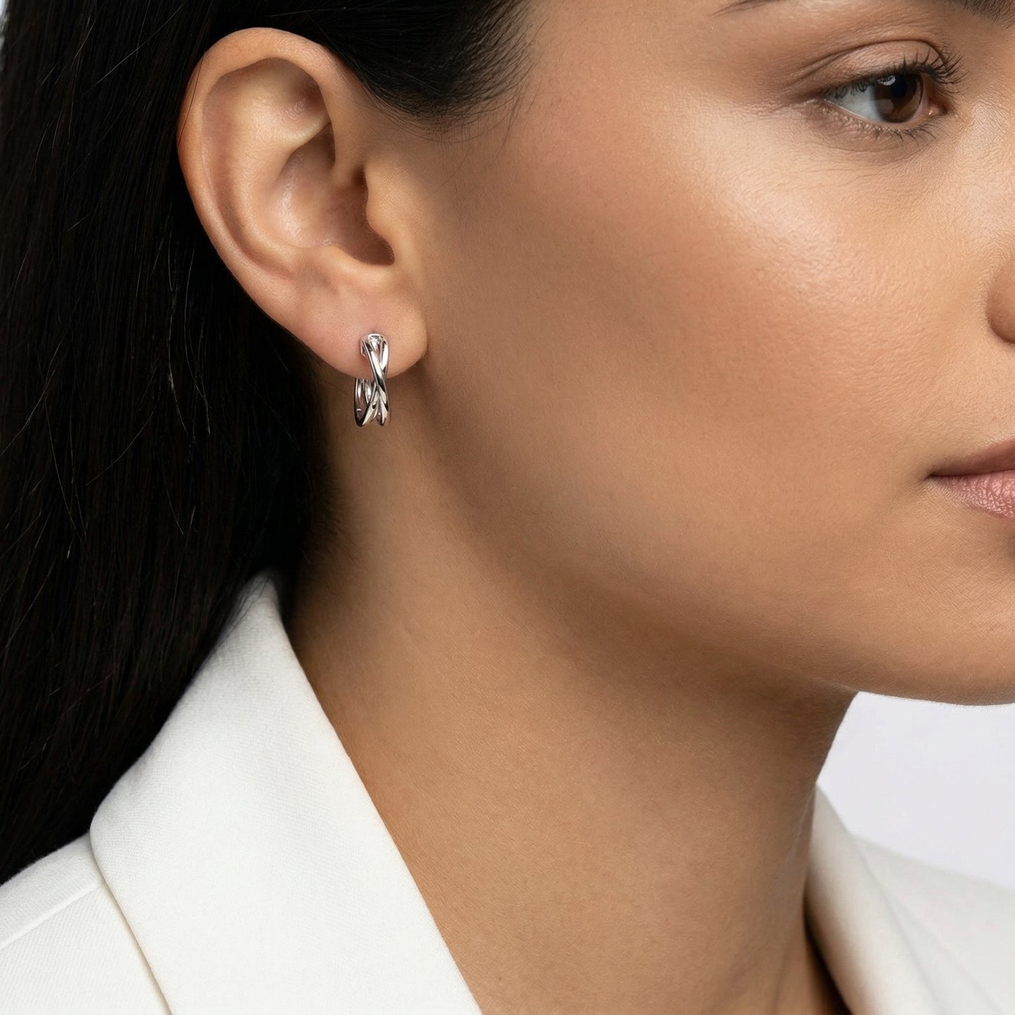 Double Crisscross Earrings