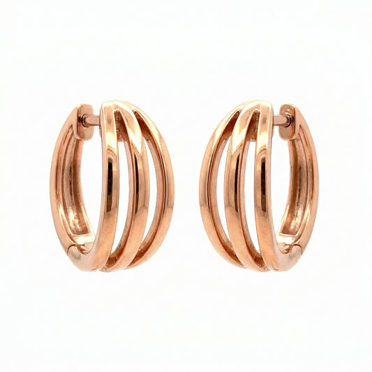 Triple Line Earrings