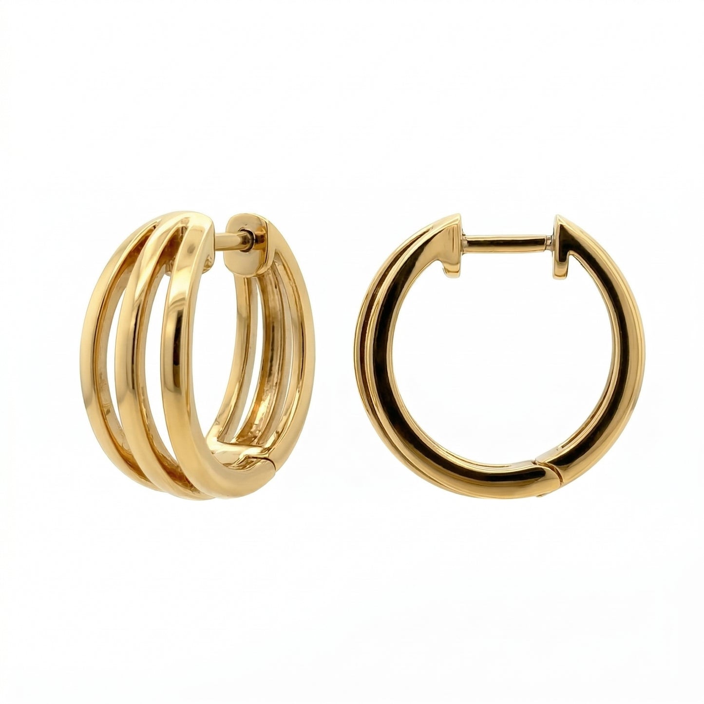 Triple Line Earrings
