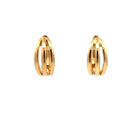 Triple Line Earrings
