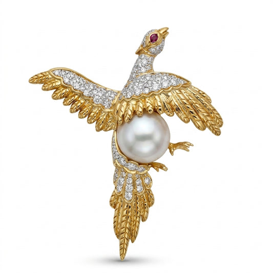 Phoenix Brooch