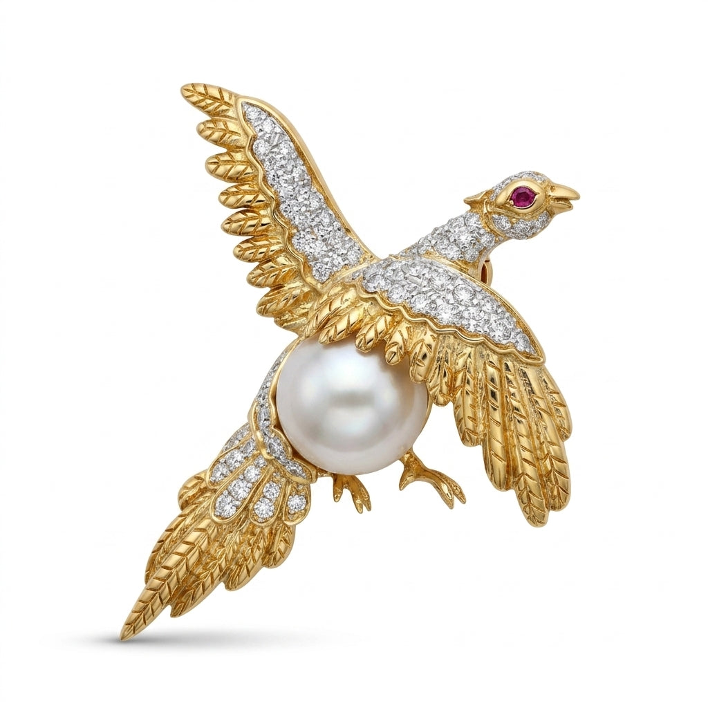 Phoenix Brooch