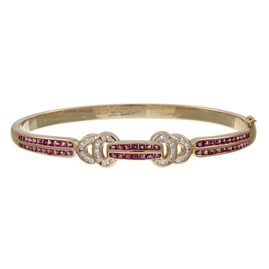 Ruby Bow Bangle