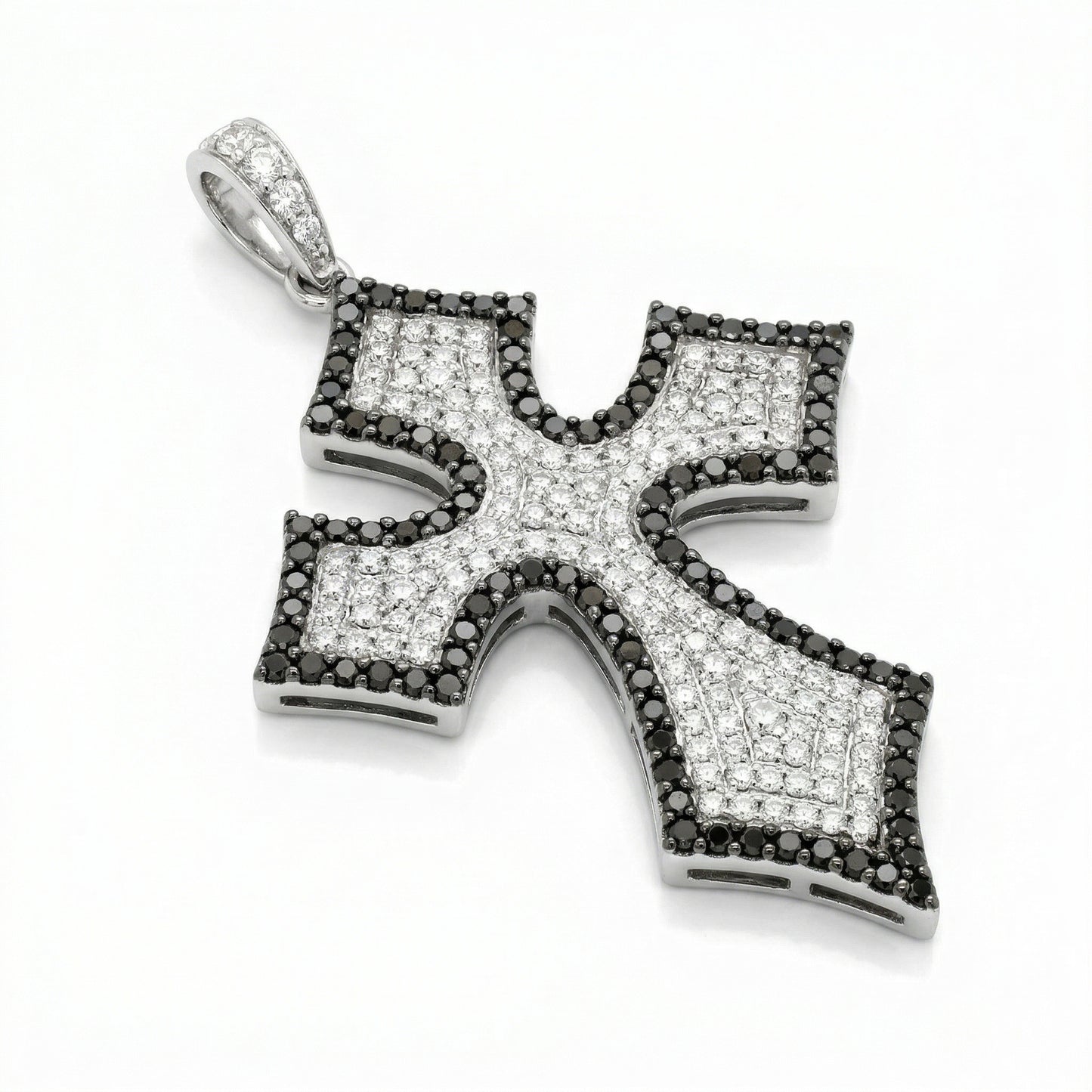 Black Diamond Cross Pendant