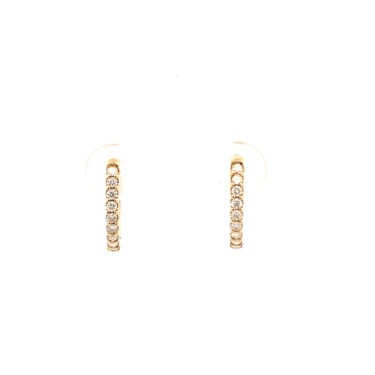 Diamond Mini Hoops