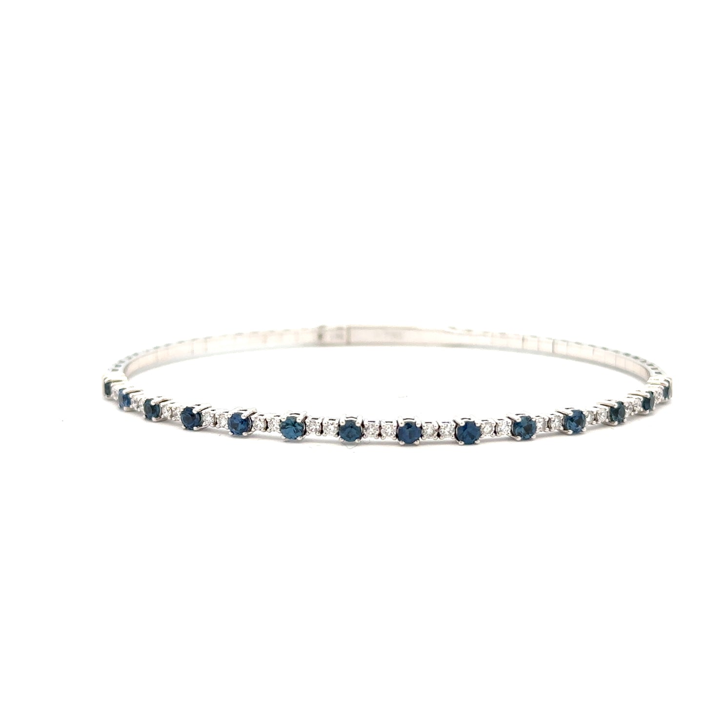 Sapphire Flexible Bangle