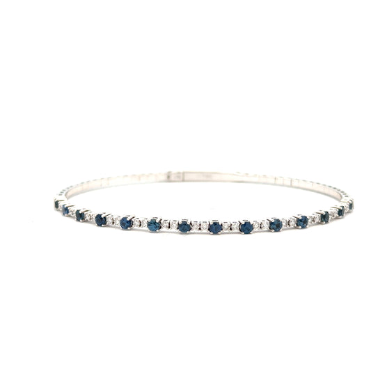 Sapphire Flexible Bangle