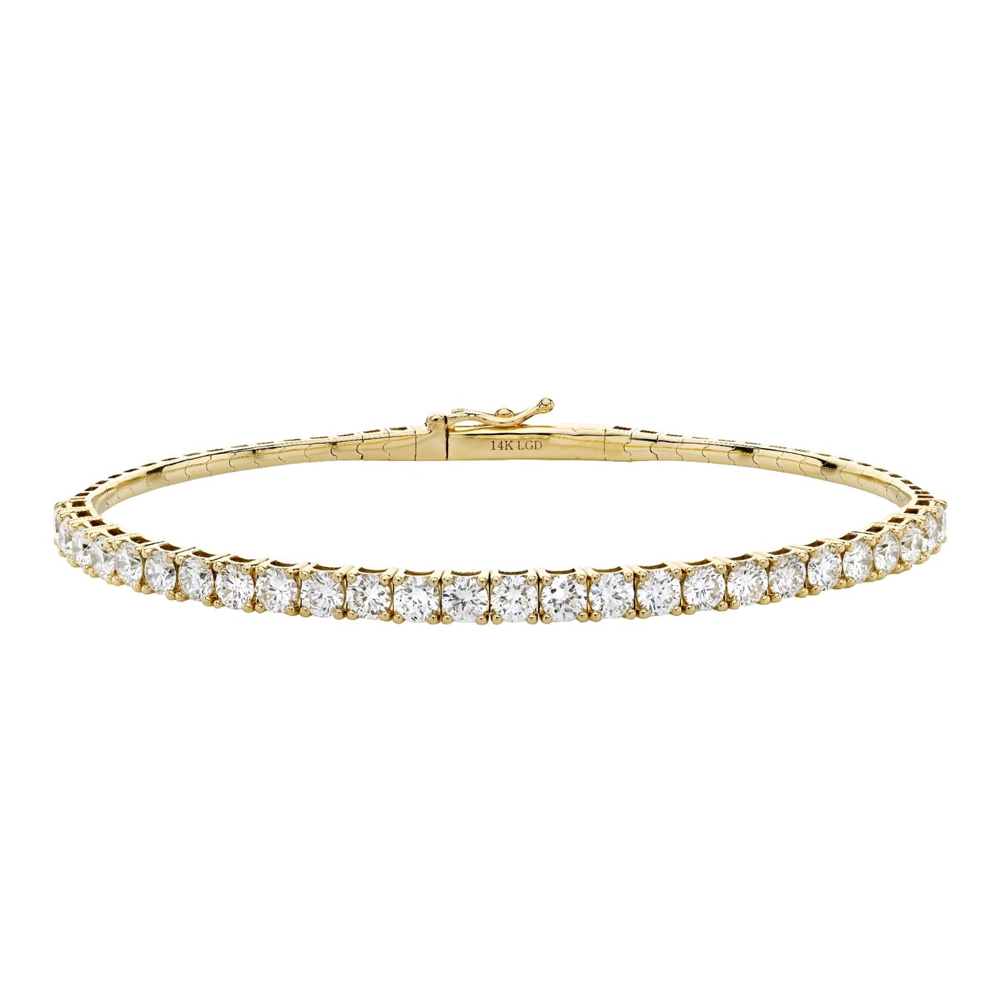 Lab Diamond Flexible Bangle