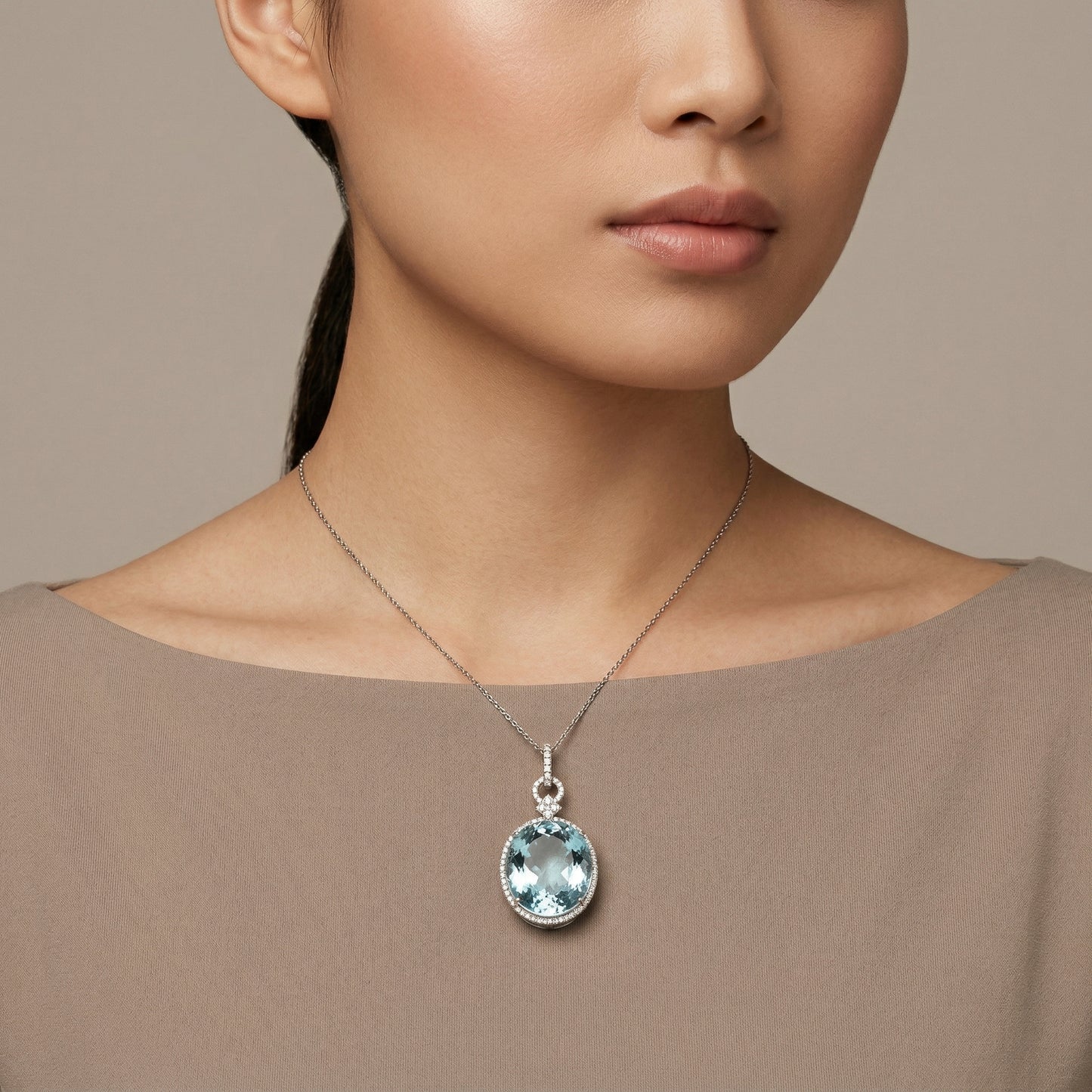 55.94 carat Aquamarine Pendant