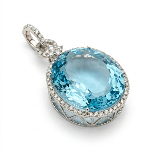 55.94 carat Aquamarine Pendant