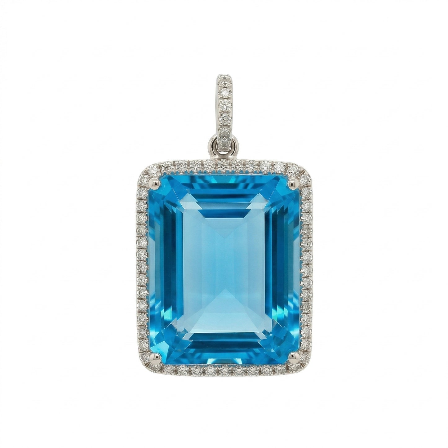 24.34 carat Blue Topaz Pendant