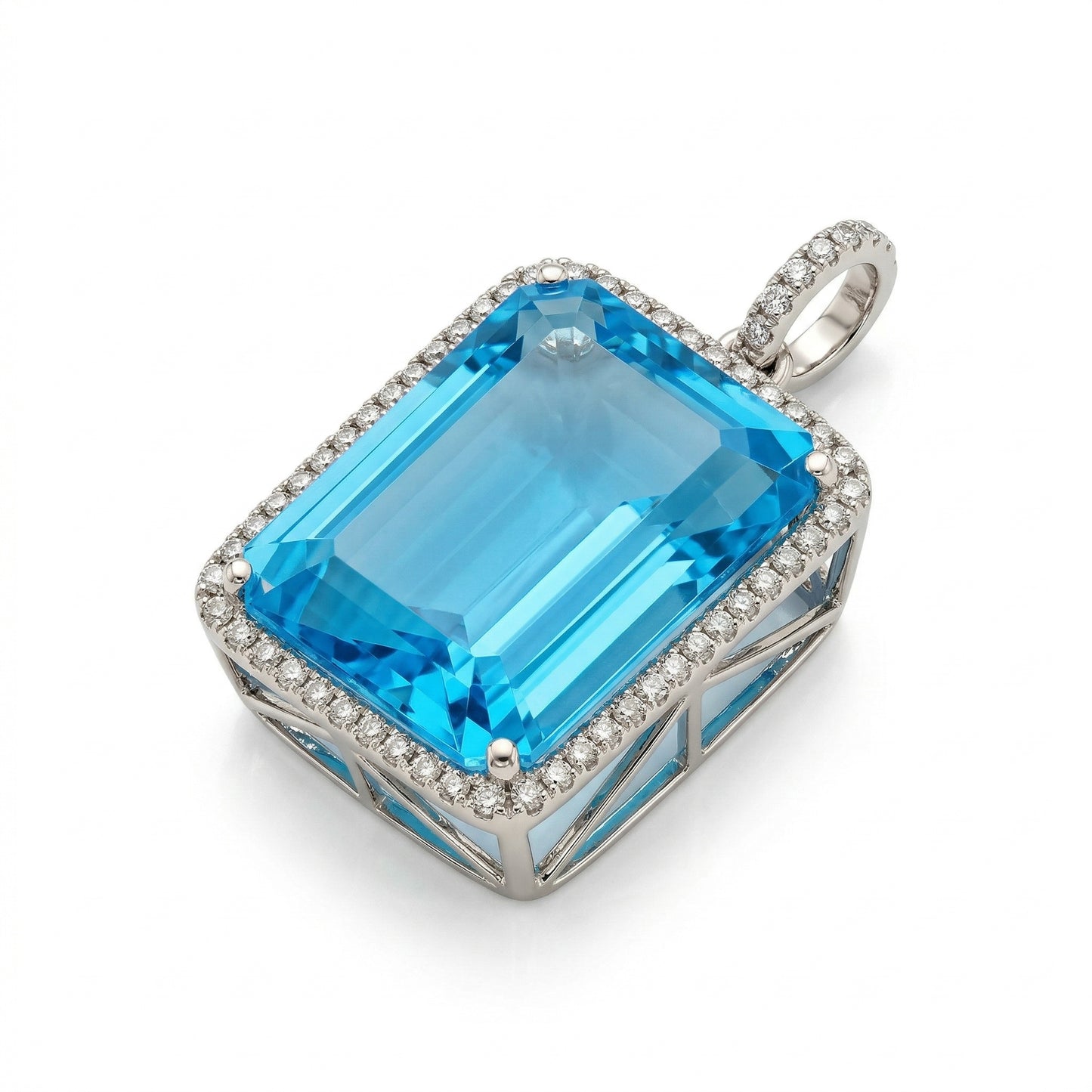 24.34 carat Blue Topaz Pendant