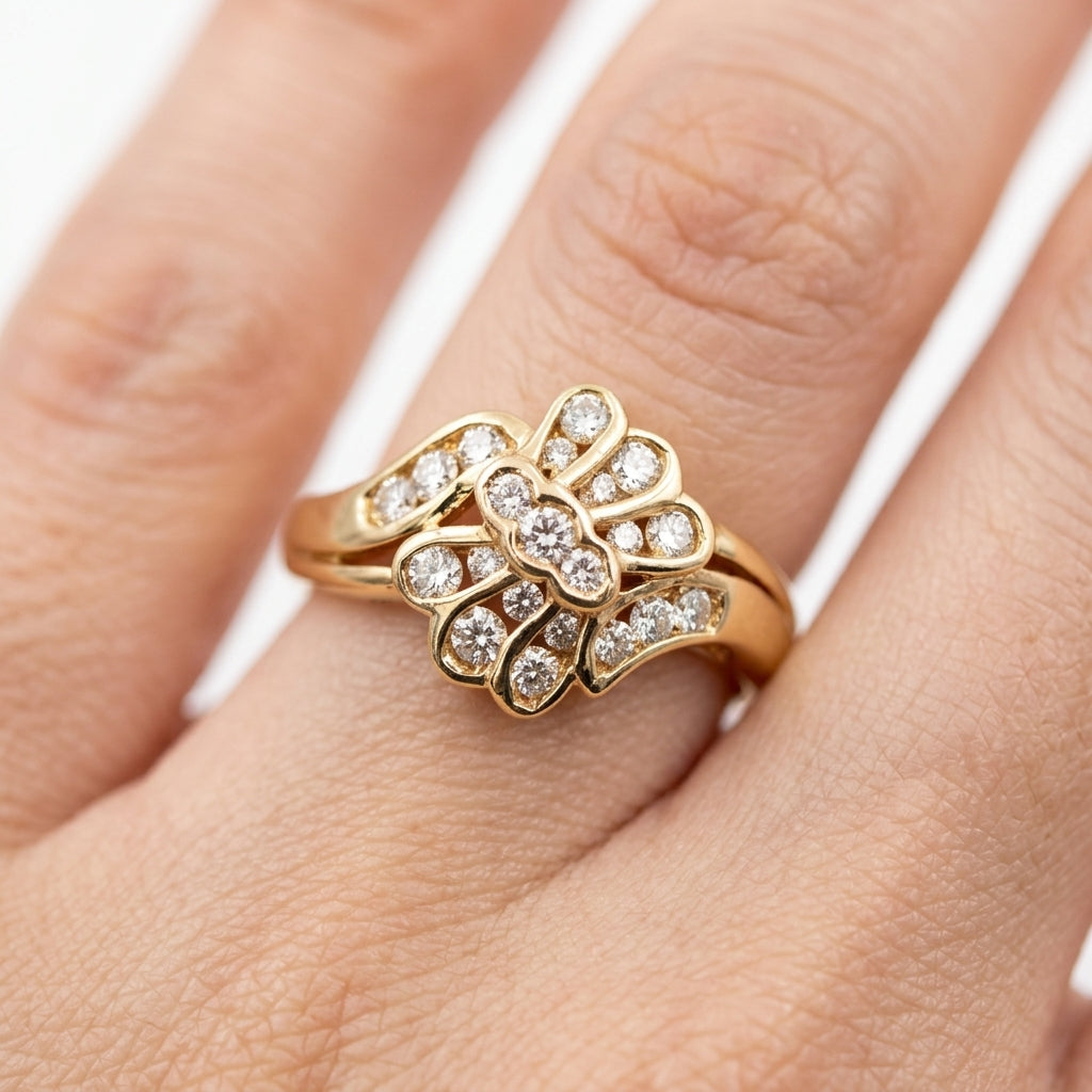 21-Diamond Channel Ring