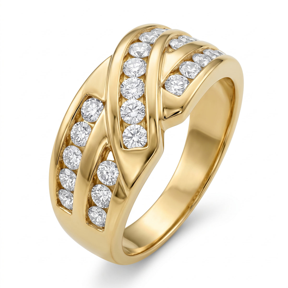 38-Diamond Channel-Set Ring