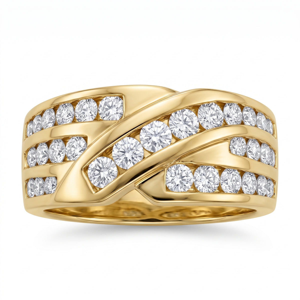 38-Diamond Channel-Set Ring