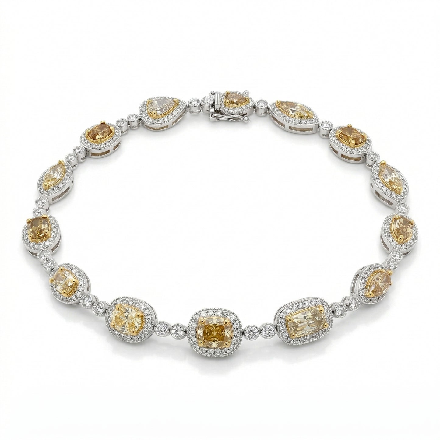 Multi-color Diamond Luxury Bracelet