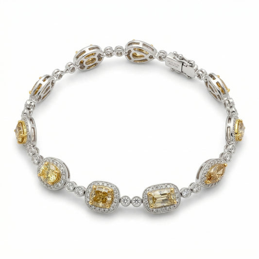 Multi-color Diamond Luxury Bracelet