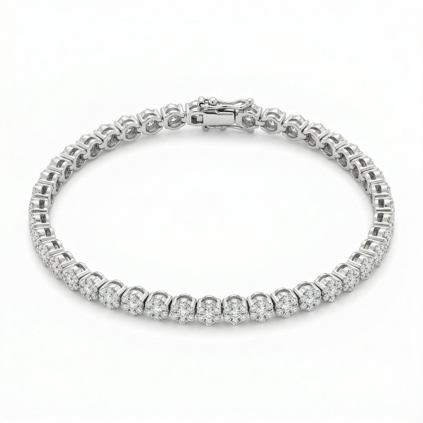 Hexagon Diamond Bracelet