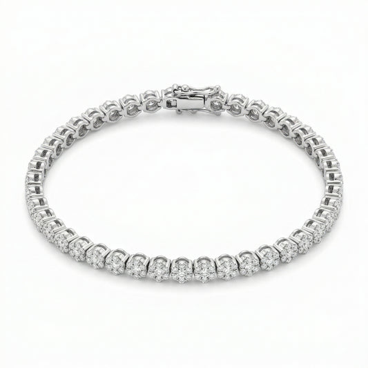 Hexagon Diamond Bracelet