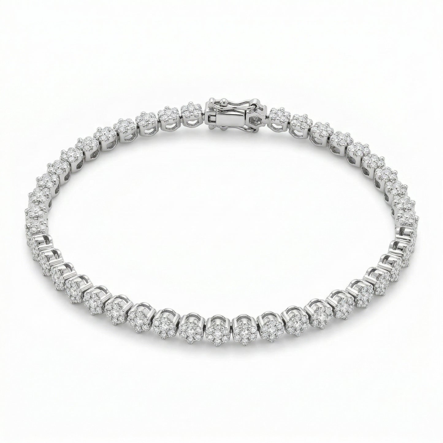 Hexagon Diamond Bracelet