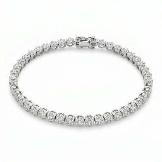 Hexagon Diamond Bracelet