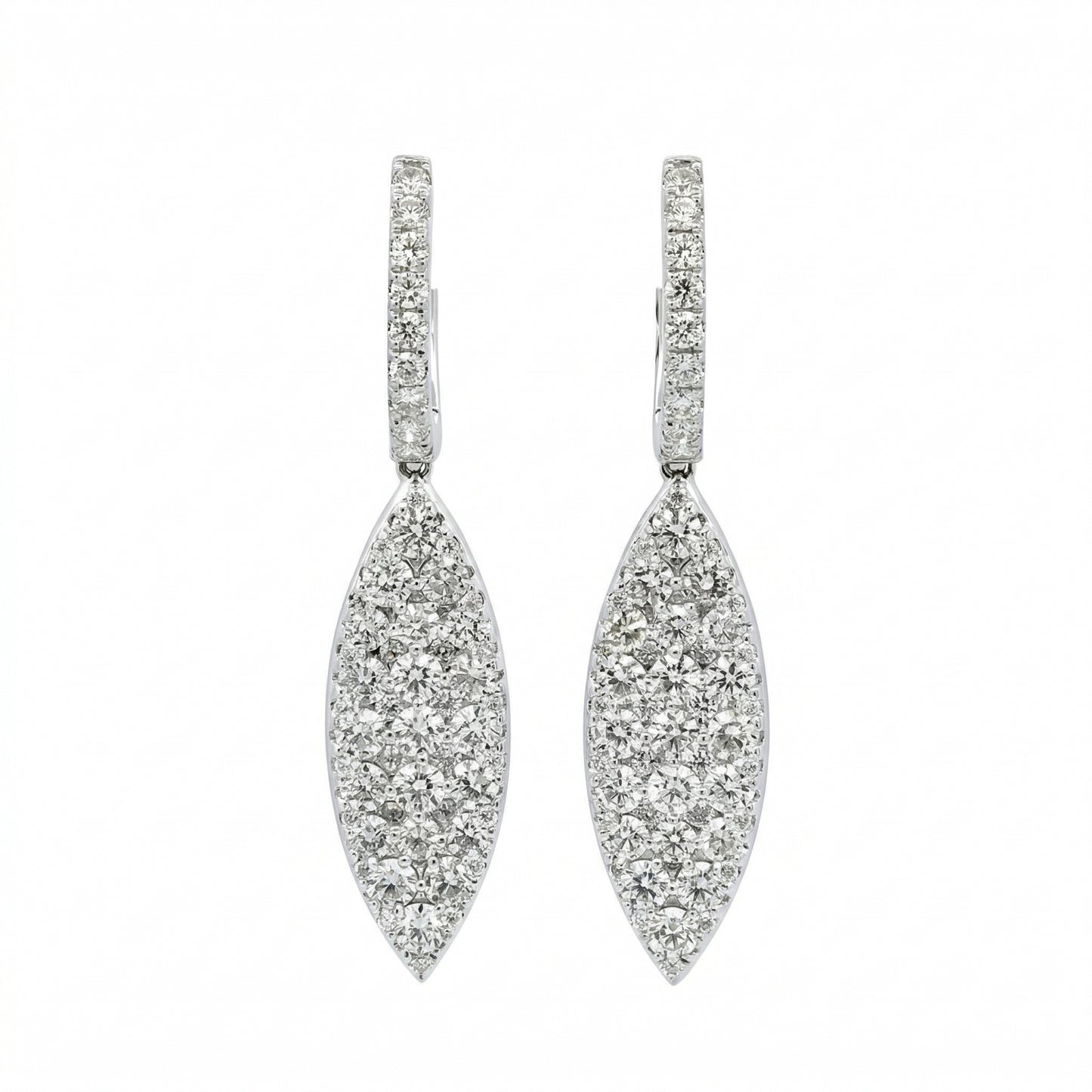 Marquise-shape Diamond Earrings