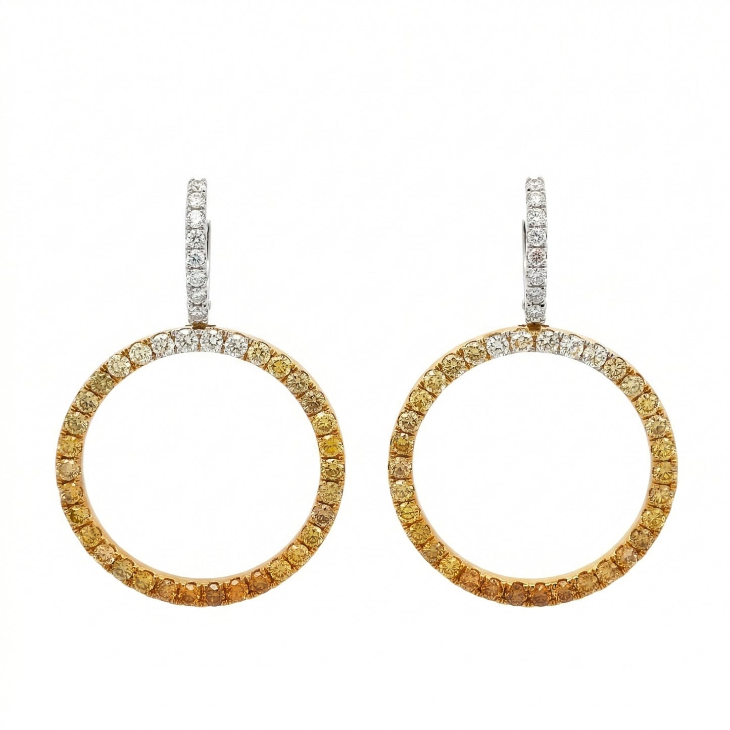 Yellow Diamond Spectrum Earrings